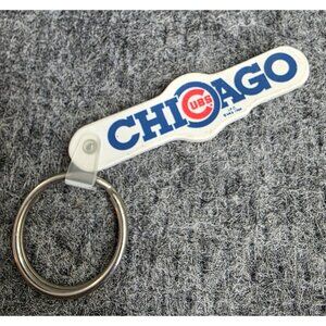 Chicago Cubs MLB 1989 Vintage Keychain With Ring